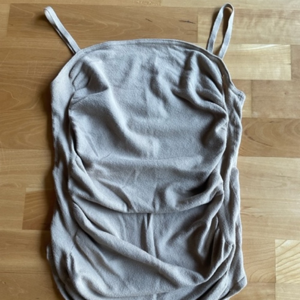 United Colors of Benetton tan sweater tank in size M